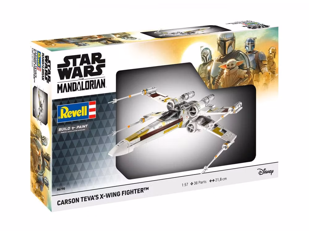 Star Wars Model Kit 1/57 Carson Teva's X-Wing Fighter 22 cm