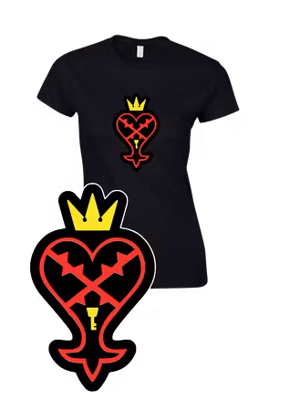 Kingdom Hearts T-Shirt - Hearless logo