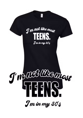Not like most Teens t-shirt