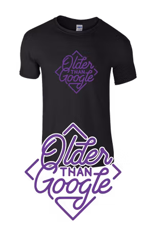 Older than Google t-shirt