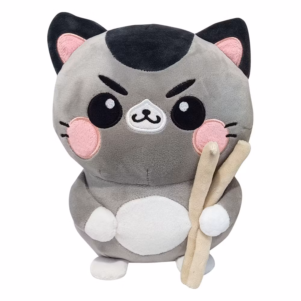 Katt plushie - Cat with Chopsticks - 25 cm
