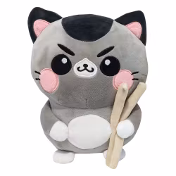 Katt plushie - Cat with Chopsticks - 25 cm