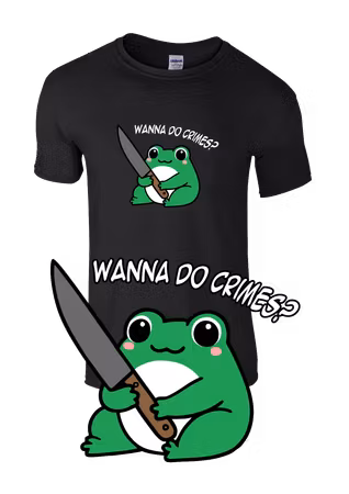Wanna do Crimes t-shirt