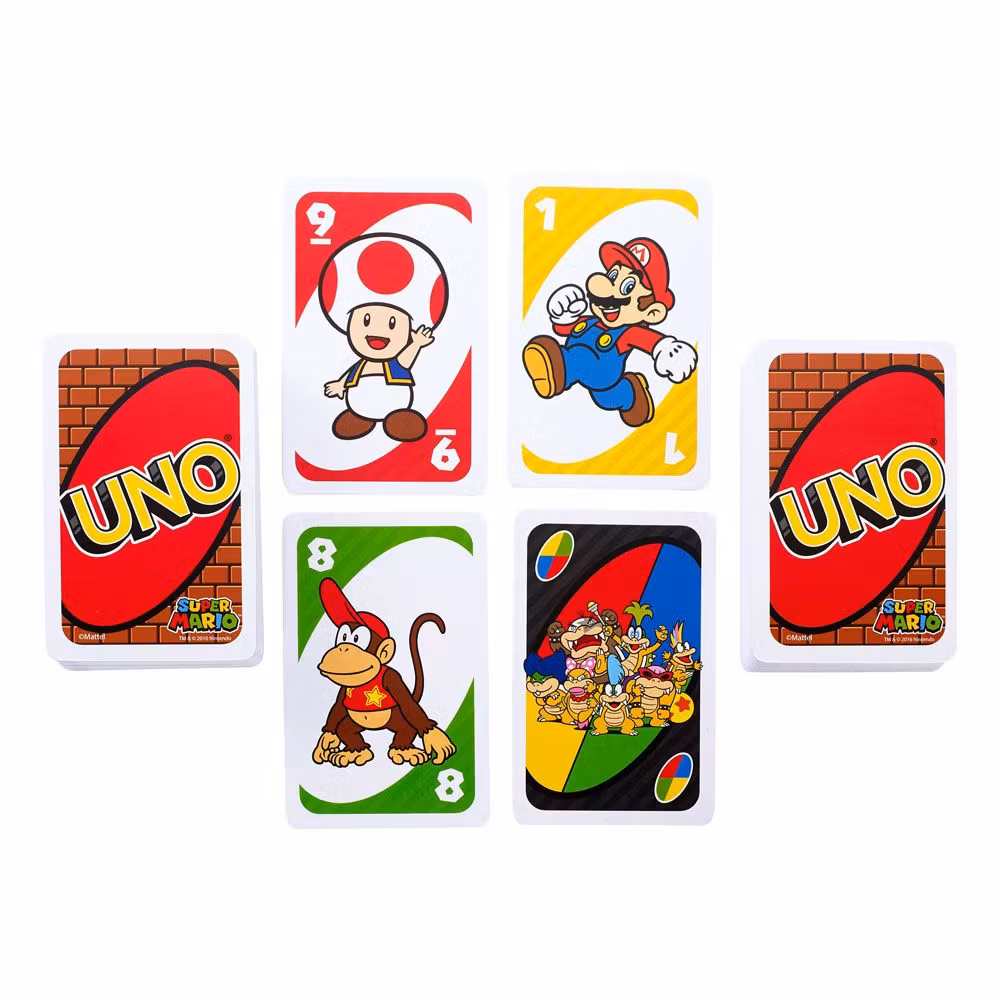 Uno kortspel - Super Mario