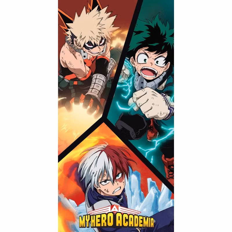 My Hero Academia Handduk - Ver. 1 140 x 70 cm