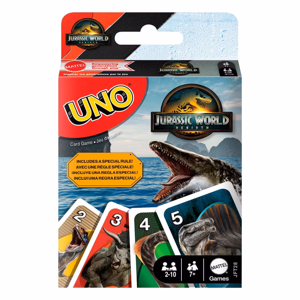 Uno kortspel - Jurassic World