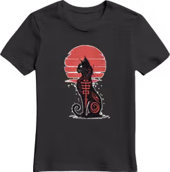 Cat and Moon t-shirt