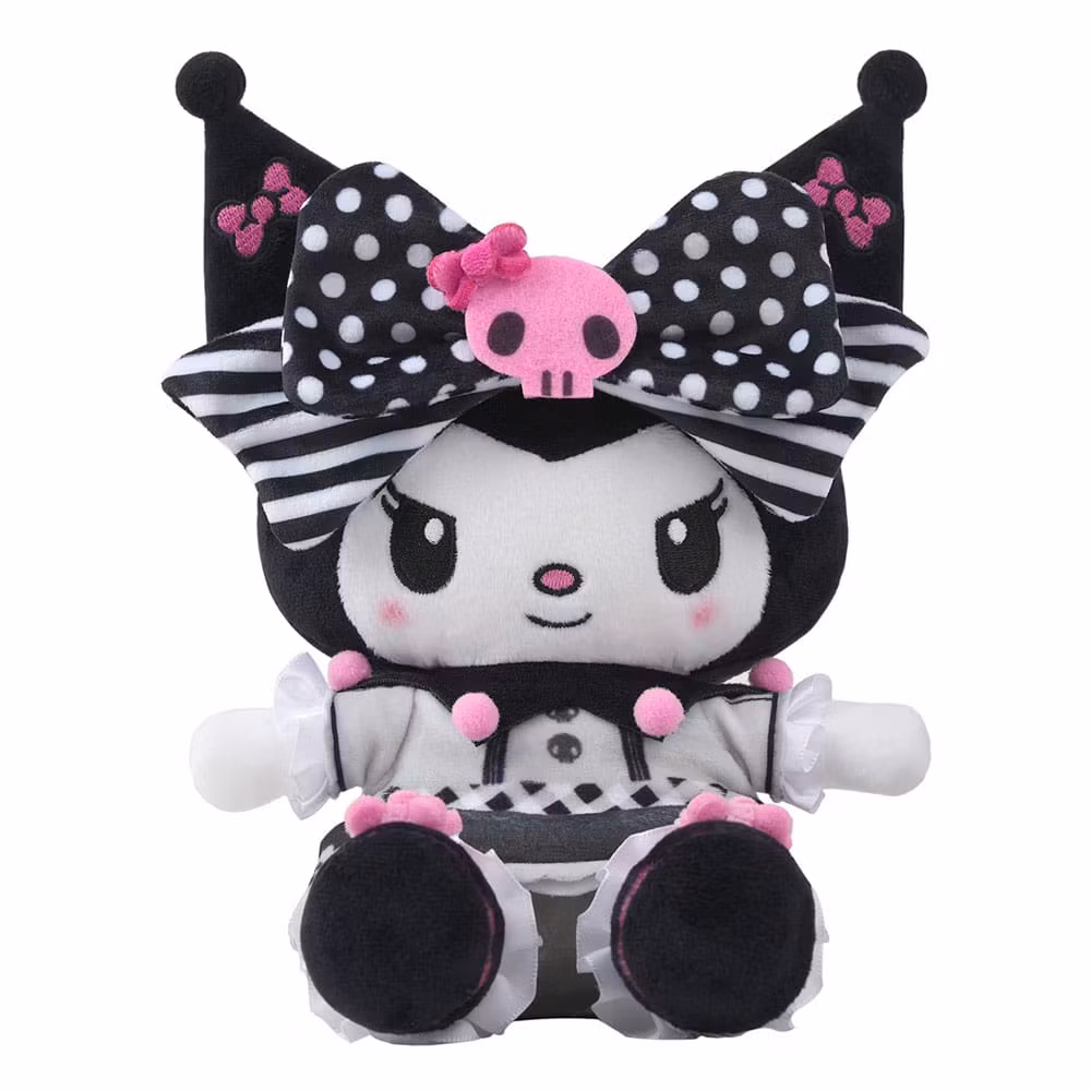 Sanrio Hello Kitty Plushie - Kuromi pink Black 22 cm
