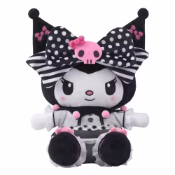 Sanrio Hello Kitty Plushie - Kuromi pink Black 22 cm