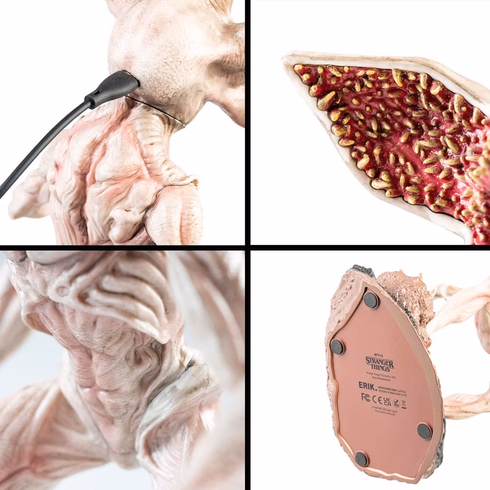 Stranger Things Lampa med USB-C – Demogorgon