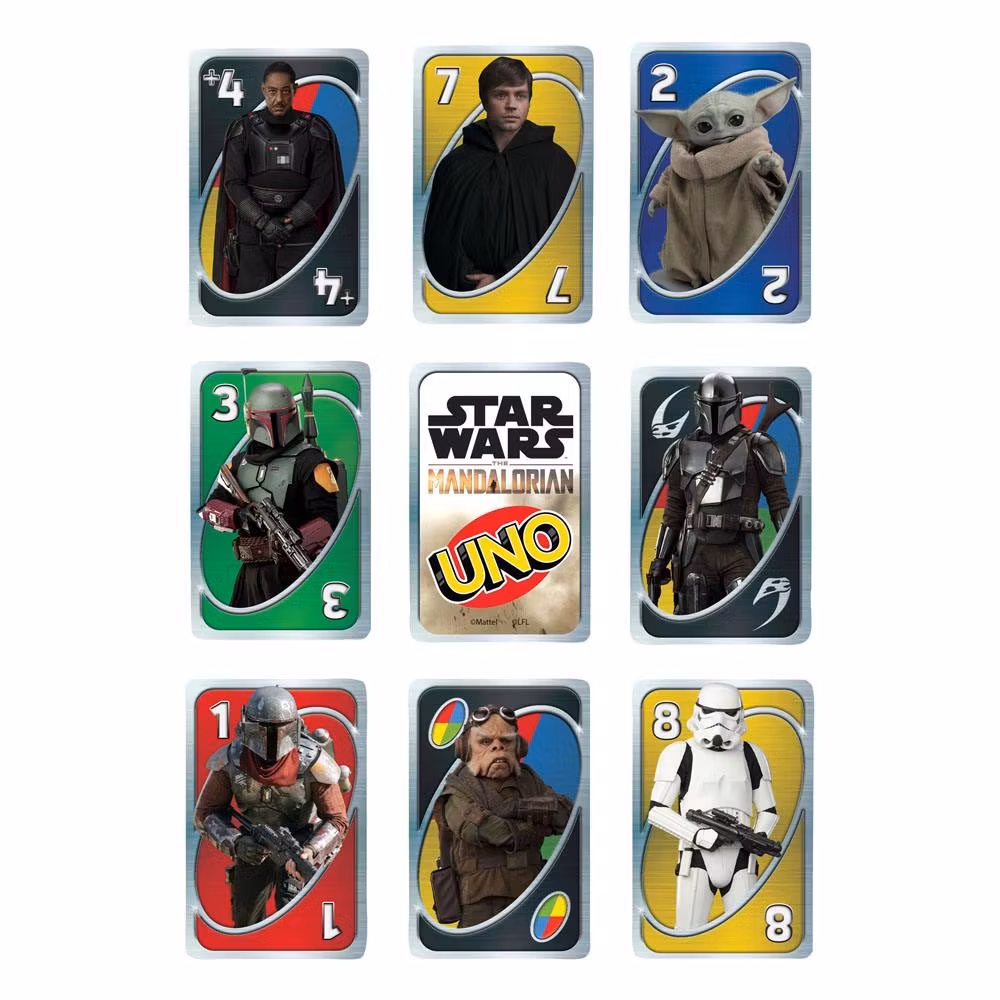 Uno kortspel - Star Wars - Mandalorian