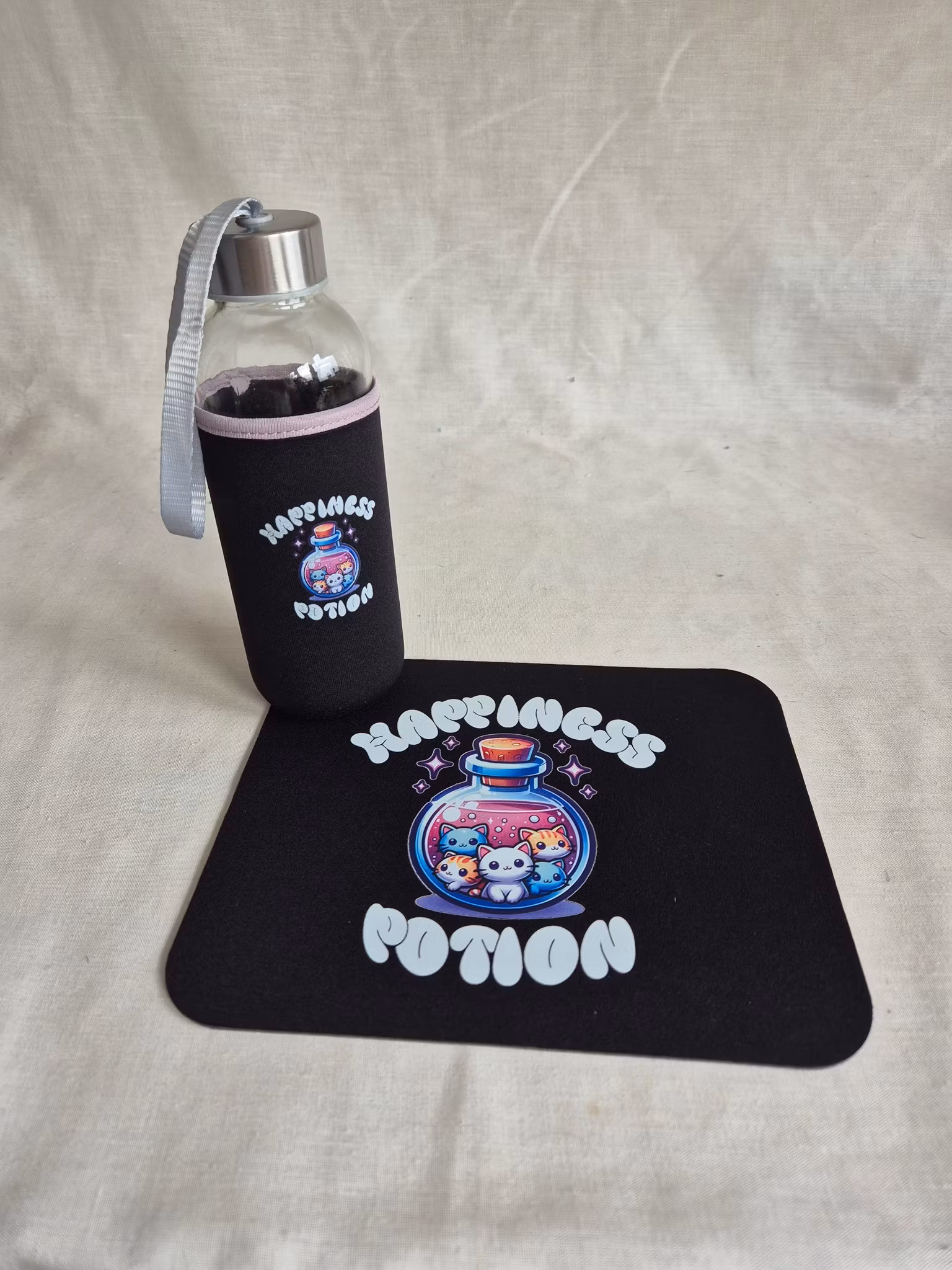 Happiness Potion – Musmatta & Glasflaska