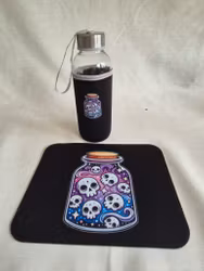 Skull Potion – Musmatta & Glasflaska