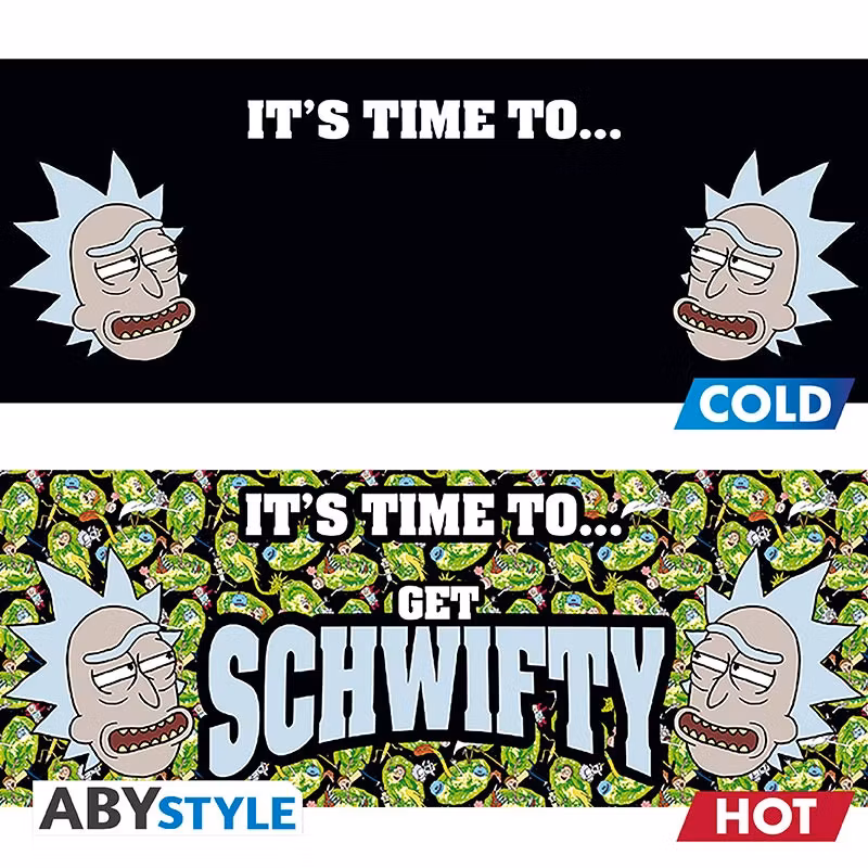 Rick & Morty Mugg - Heat Change - Get Schwifty