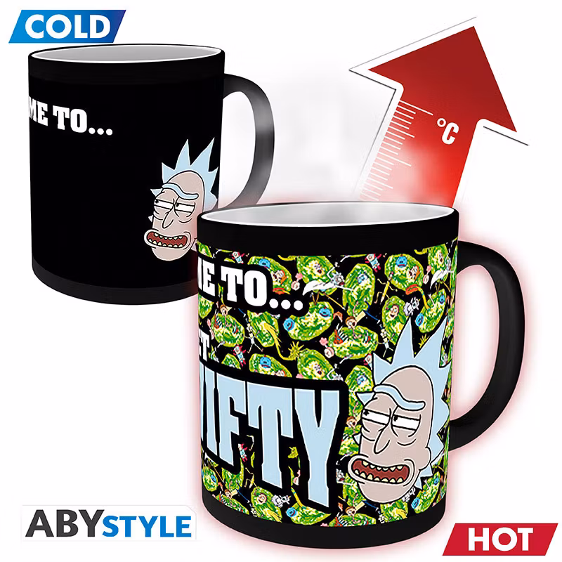Rick & Morty Mugg - Heat Change - Get Schwifty