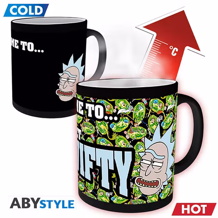 Rick & Morty Mugg - Heat Change - Get Schwifty