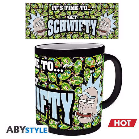 Rick & Morty Mugg - Heat Change - Get Schwifty