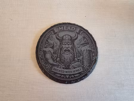 Viking mjöd – skiffer glasunderlägg