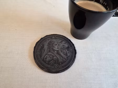 Valkyria – skiffer glasunderlägg
