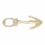 Kapsylöppnare i form av ankare av nickelpläterad mässing