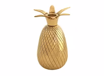 Ljusstake, ananas, 14,4 cm, mässing, från Gusums Messing