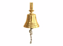 Klocka i mässing för hus och båt från Gusums Messing