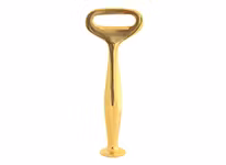 Flasköppnare / kapsylöppnare, stående, större i mässing från Gusums Messing