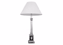 Lampa med epåletter i nysilver