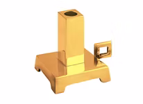 Miniatyr av nattljusstake i mässing, slät fot, Gusums Messing