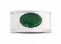 Servettring med Malakit sten, från Munka Tenn, från Munka Tenn