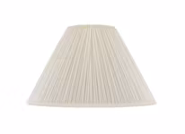 Lampskärm, rund, 45 cm, vit, polyester
