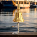 Klocka i mässing för hus och båt från Gusums Messing