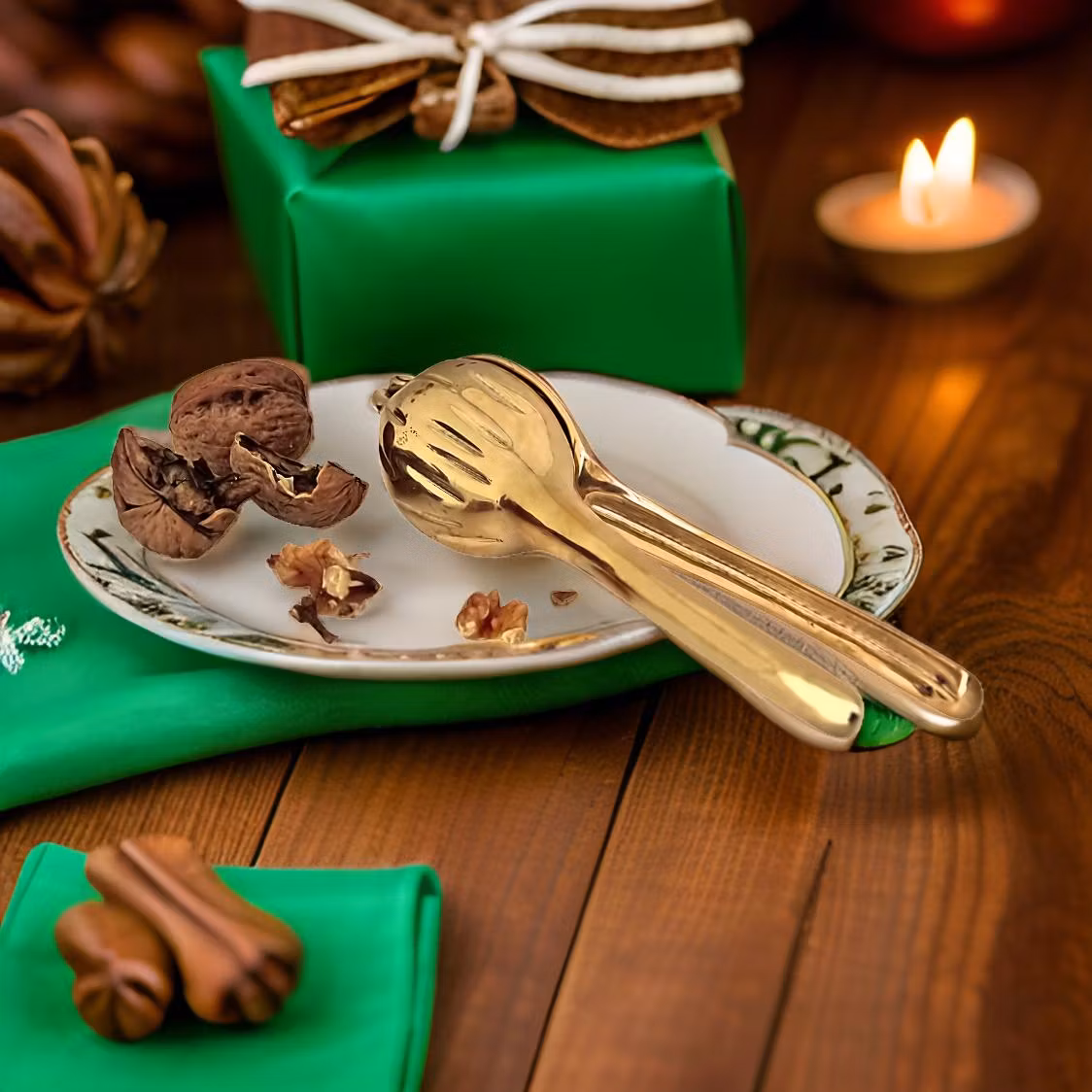 Nutcracker for walnuts from Gusums Messing