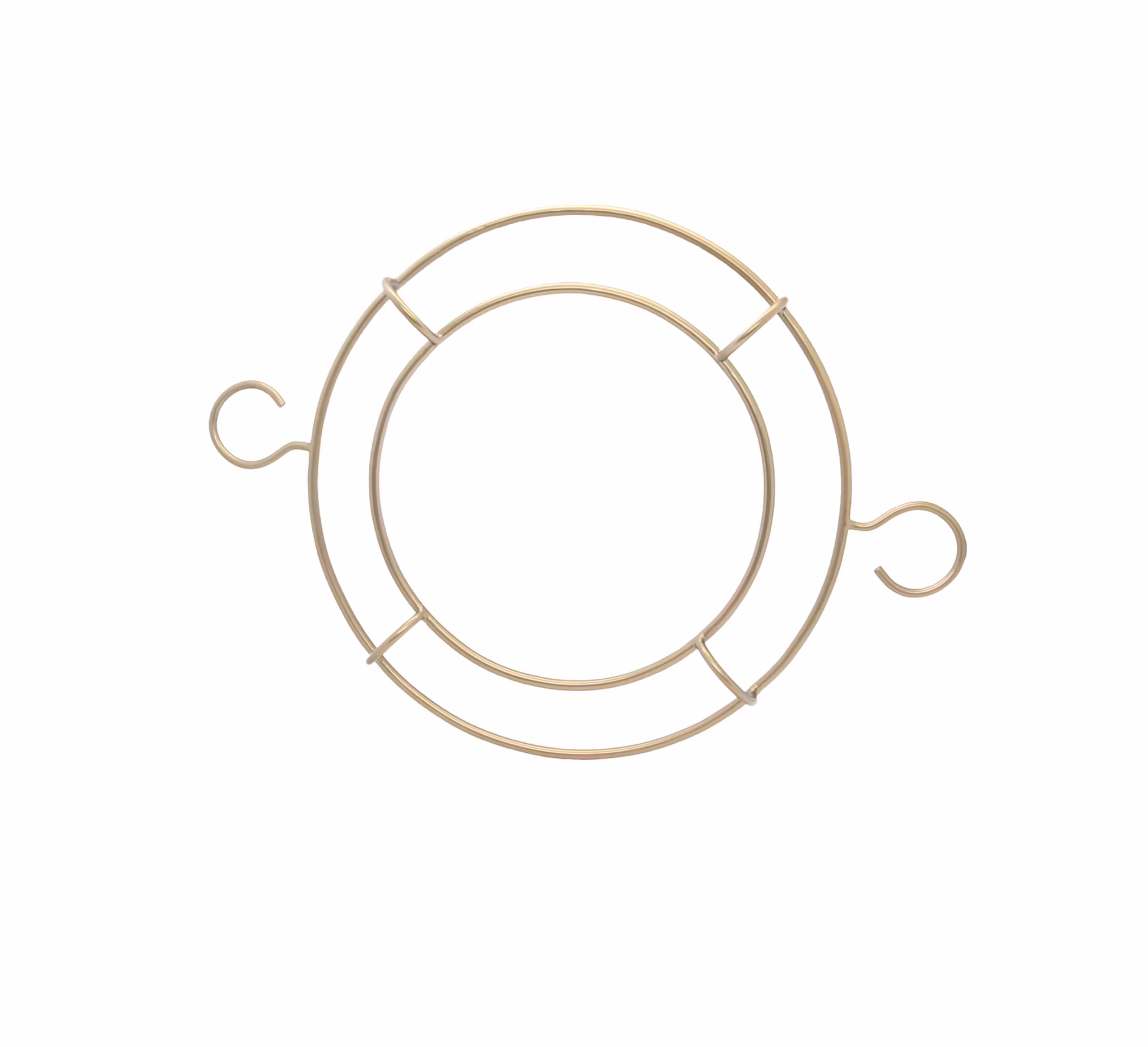 Champagne- och vinkylare, i teak och rostfritt stål i antikiserad mässingsplätering höjd 25 cm och diameter 25 cm