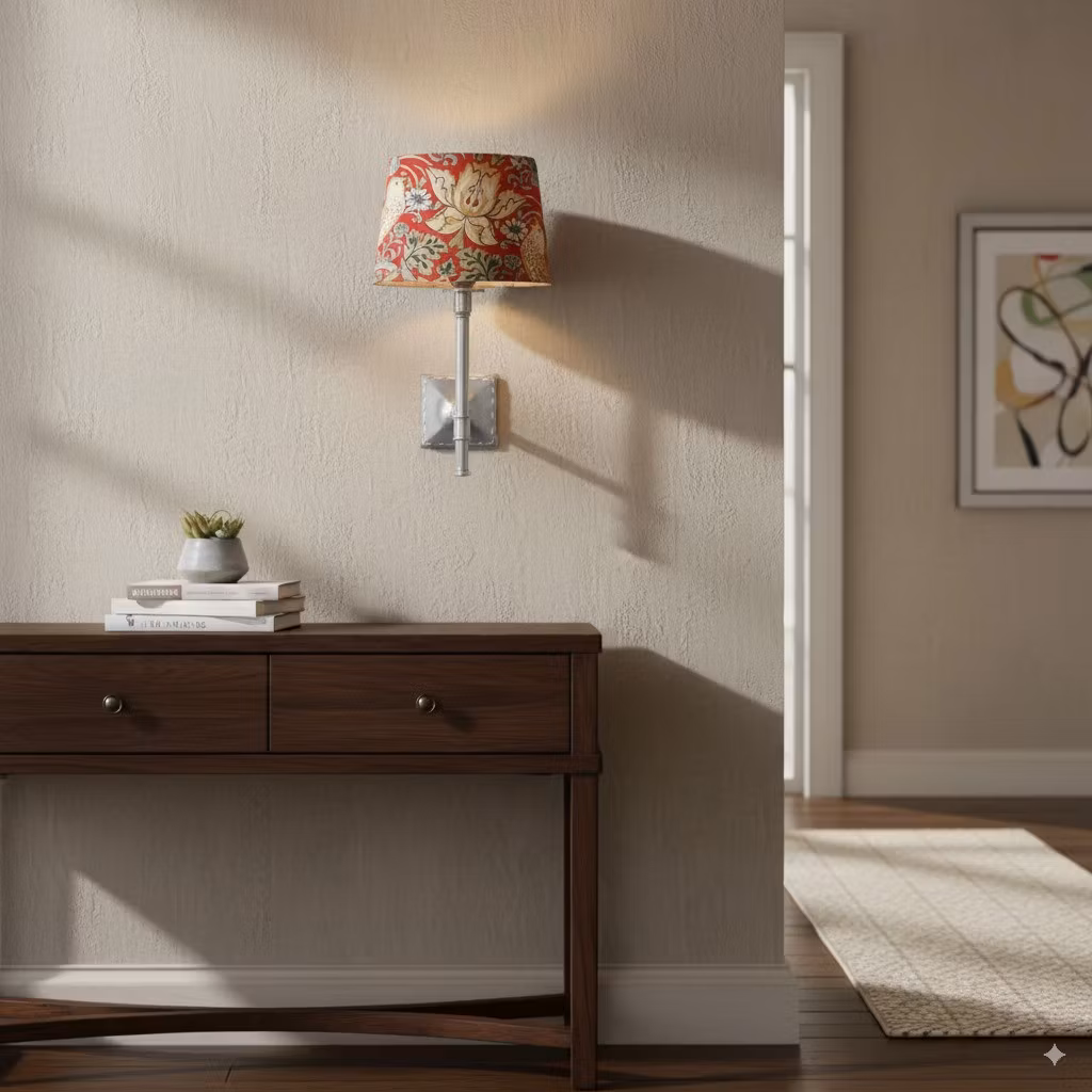 Halmstad, vägglampa, från Munka Tenn