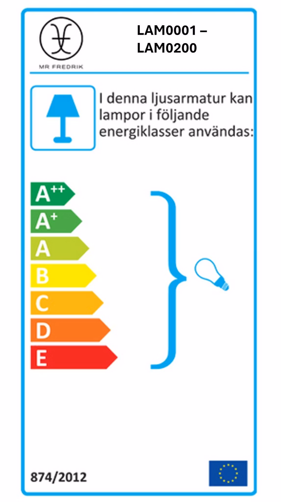 Lampfot, 17,5 cm, fjärilar på kejsargul botten