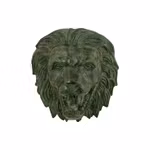 Wall fountain, lion head made in aluminium, from Mr Fredrik 25 cm x 26 cm x 13 cm