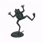 Fountain frog in bronze, 40 cm "Funny frog" from Mr Fredrik