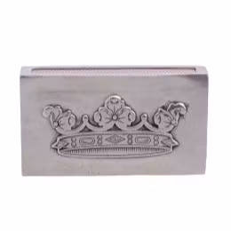 Royal, matchbox case in pewter from Munka Sweden