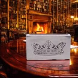 Royal, matchbox case in pewter from Munka Sweden