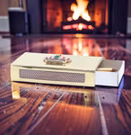 Gusums Messing, unikt tändsticksfodral i mässing med kungakrona och flerfärgat strass från Gusums Messing