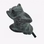 Brunnen, Frosch, in Bronze, 06 cm, horizontal, auf der Rückseite, von Mr Fredrik