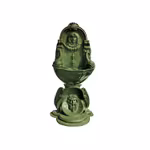 Brunnen, Wand, mit Stütze, aus Bronze