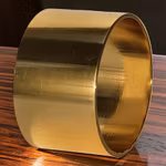 Napkin ring in brass round