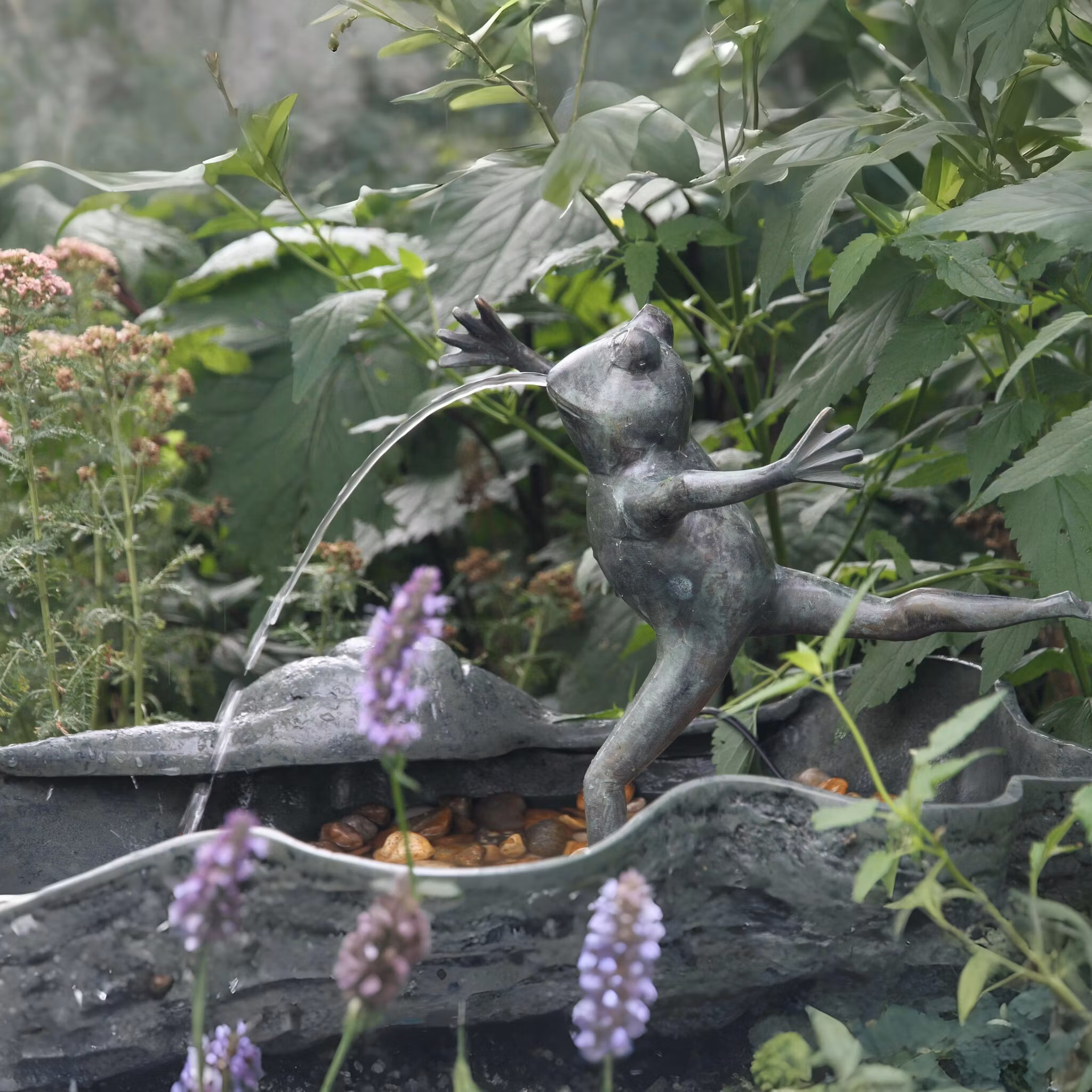 Mr Fredrik, snäckskal, större, i aluminium 60 cm x 54 cm x 20 cm