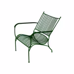 Lounge chair in forged iron, DARK GREEN from Mr Fredrik