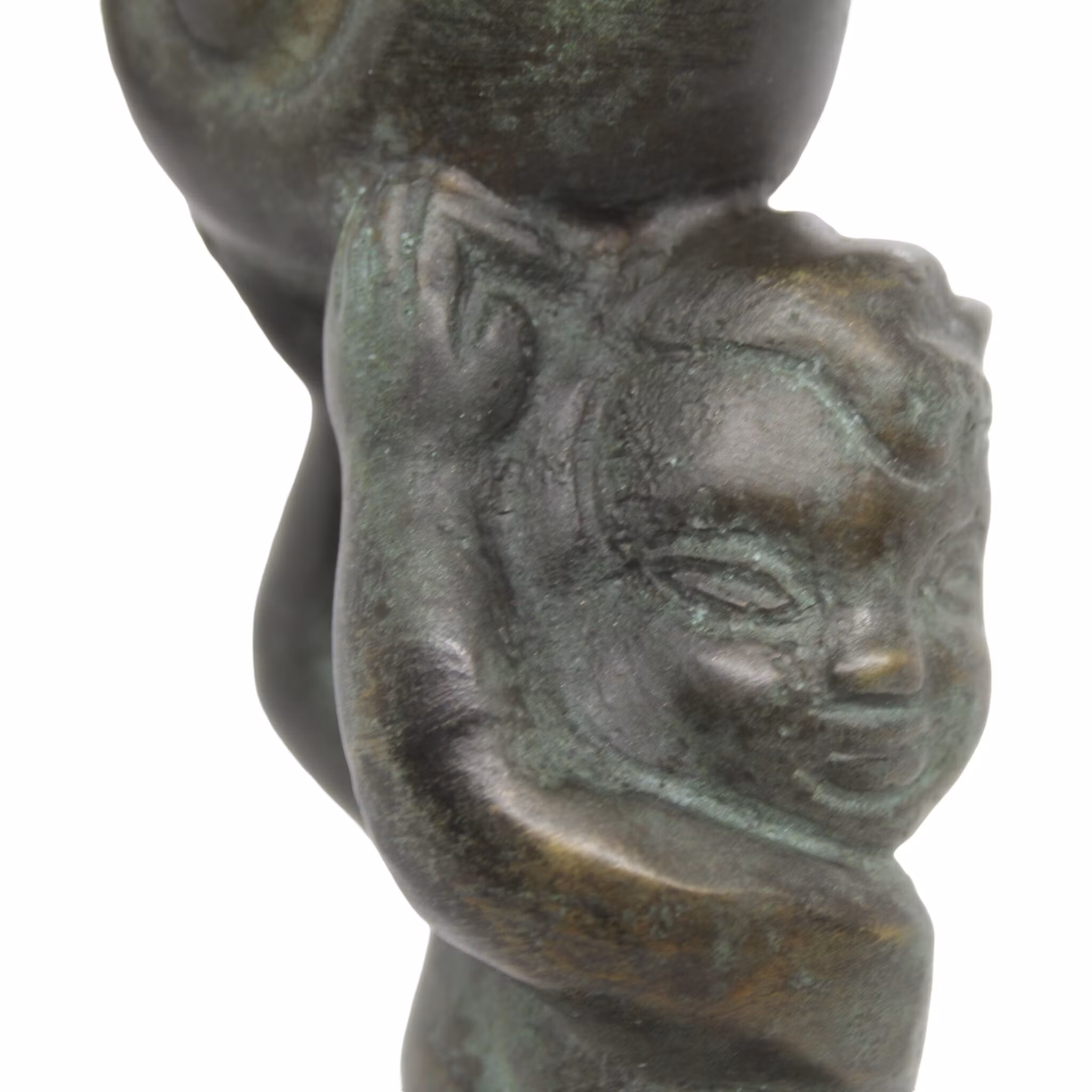 Underbar klassisk fontän med PUTTI som håller snäckskal och fat -KOMMER TIDIGT MAJ