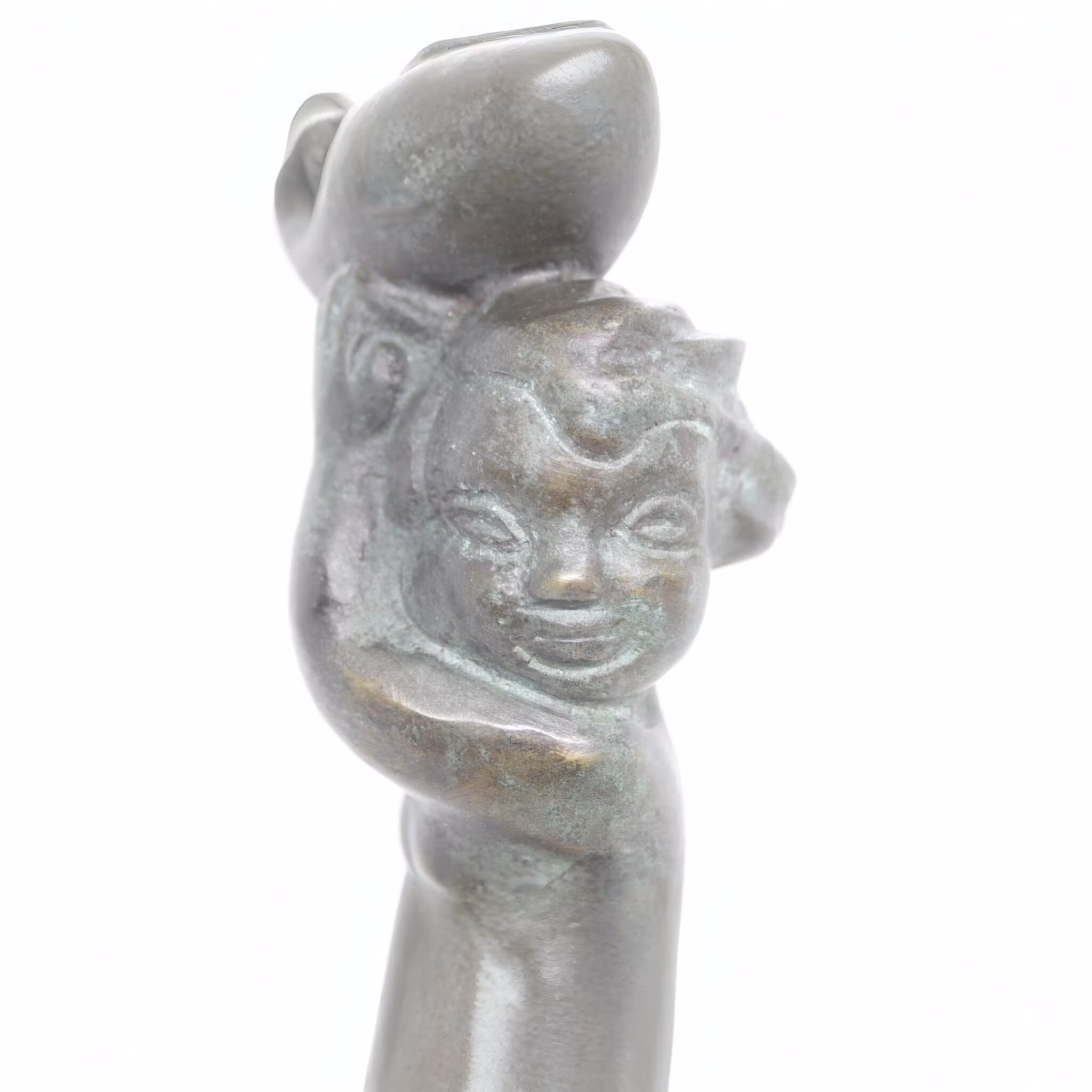 Underbar klassisk fontän med PUTTI som håller snäckskal och fat -KOMMER TIDIGT MAJ