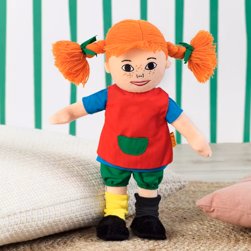 PIPPI - MJUK DOCKA PIPPI 30 CM
