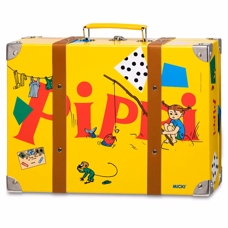 PIPPI - BARNVÄSKA RESVÄSKA 32 CM GUL